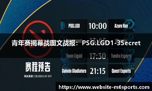 青年赛揭幕战图文战报：PSG.LGD1-3Secret